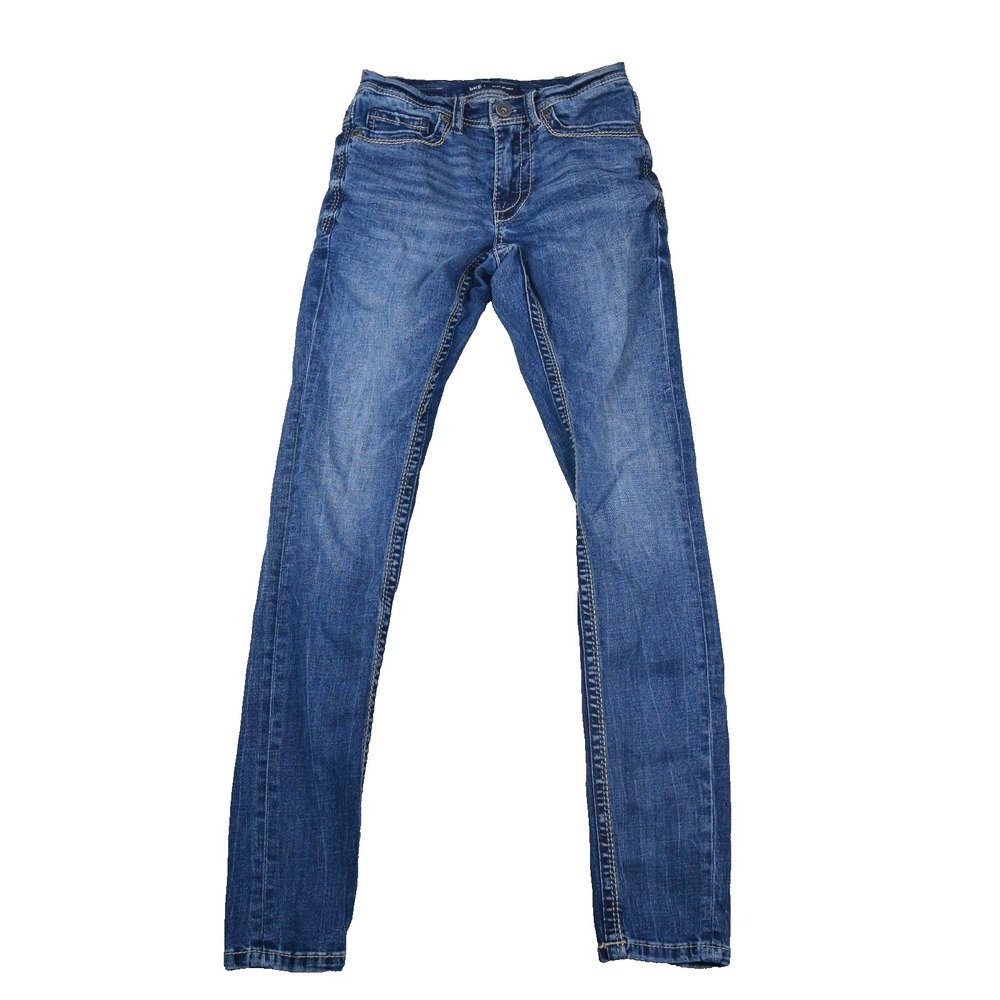 BKE Buckle Jeans Womens 26x32 (Fits 25x30)  Alec Skinny Blue  Denim
